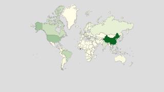 Países por geração líquida de eletricidade renovável Thumbnail